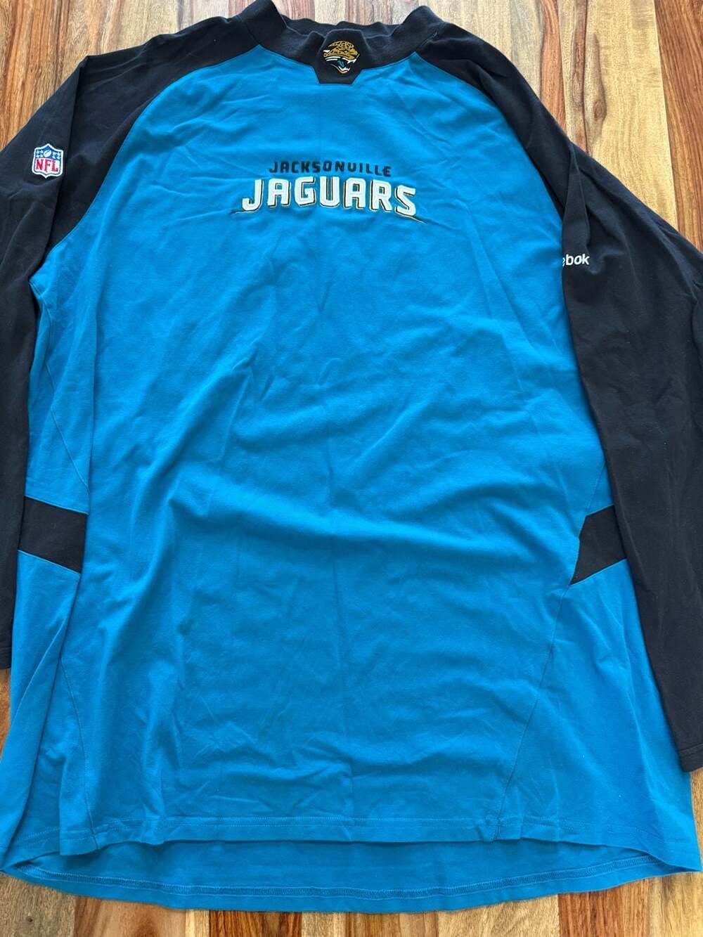 Reebok Jacksonville Jaguars Long Sleeve Shirt Size 2XL